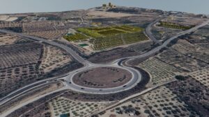 visual aérea rotonda ne